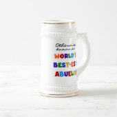 Andernfalls als bestes Abuelo bezeichnet Bierglas (VorderseiteRechts)