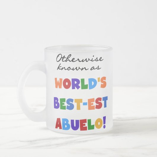 Andernfalls als bestes Abuelo bezeichnet Mattglastasse (Links)