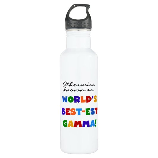 Andernfalls als bestes Gamma bezeichnet Edelstahlflasche (Vorderseite)