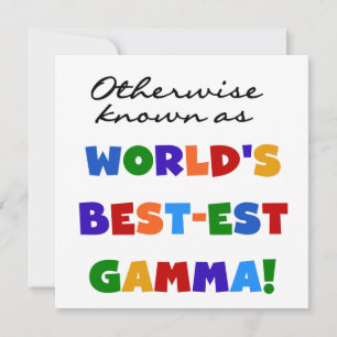 Andernfalls als die besten Gamma-Geschenke bezeich