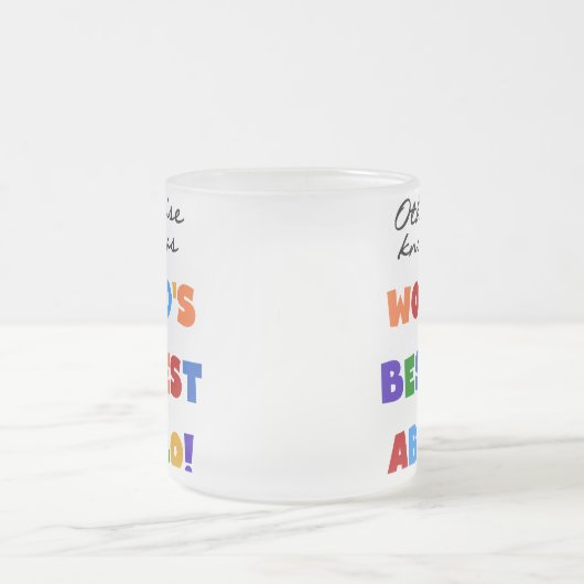 Andernfalls als die besten Geschenke von Abuelo be Mattglastasse (Mittel)