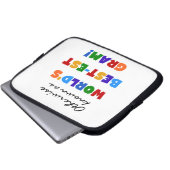 Andernfalls als die besten Gram-Geschenke bezeichn Laptopschutzhülle (Vorne Knopf)