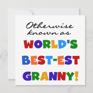 Andernfalls als die besten Granny-Geschenke bezeic