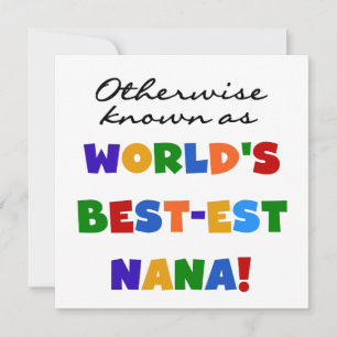 Andernfalls als die besten Nana-Tshirts bezeichnet