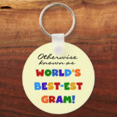 Andernfalls bekannt als der Gut-est-Gramm-Geschenk Schlüsselanhänger (Vorderseite)