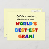 Andernfalls bekannt als der postkarte (Vorne/Hinten)