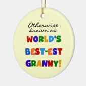 Andernfalls bekannt als Geschenke der Oma-Gut-est Keramikornament (Links)