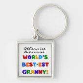 Andernfalls bekannt als Geschenke der Oma-Gut-est Schlüsselanhänger (Vorne)