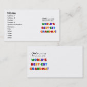 Andernfalls bekannt als Geschenke der Visitenkarte (Vorne/Hinten)