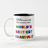 Andernfalls bekannt als Geschenke der Zweifarbige Tasse (Links)