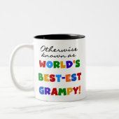 Andernfalls bekannt als Geschenke des Gut-est Zweifarbige Tasse (Links)