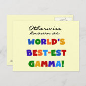 Andernfalls bekannt als Geschenke des Postkarte (Vorne/Hinten)