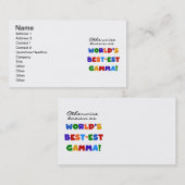 Andernfalls bekannt als Geschenke des Visitenkarte (Vorne/Hinten)