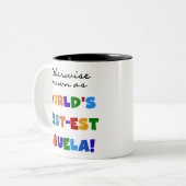 Andernfalls bekannt als Geschenke Gut-est Abuela Zweifarbige Tasse (Vorderseite Links)