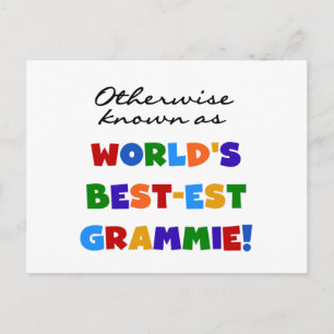 Andernfalls bekannt als Geschenke Gut-est Grammie Postkarte
