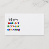 Andernfalls bekannt als Geschenke Gut-est Grammie Visitenkarte (Rückseite)
