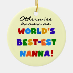Andernfalls bekannt als Geschenke Gut-est Nanna Keramikornament