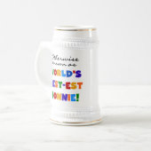 Andernfalls bekannt als Geschenke Gut-est Nonnie Bierglas (Vorderseite Links)