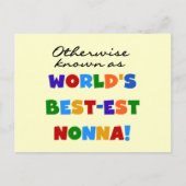 Andernfalls bekannt als Geschenke T-Shirts Gut-est Postkarte (Vorderseite)