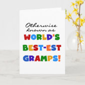 Andernfalls bekannt als Gut-est Gramps Karte (Gelbe Blume)