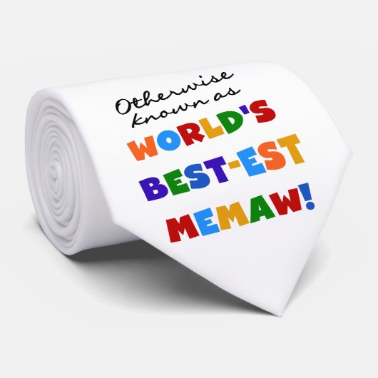 Andernfalls bekannt als Gut-est Memaw der Welt Krawatte (Gerollt)