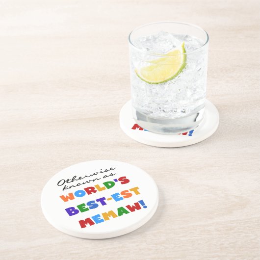 Andernfalls bekannt als Gut-est Memaw der Welt Untersetzer (Seite)