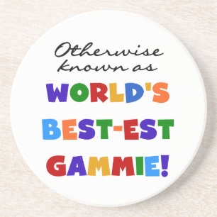 Andernfalls bekannt als T-Shirts Gut-est Gammie Sandstein Untersetzer