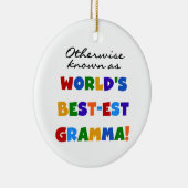 Andernfalls bekannt als T - Shirts Gut-est Gramma Keramikornament (Rechts)