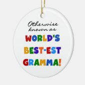 Andernfalls bekannt als T - Shirts Gut-est Gramma Keramikornament (Links)