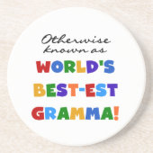 Andernfalls bekannt als T-Shirts Gut-est Gramma Untersetzer (Vorne)