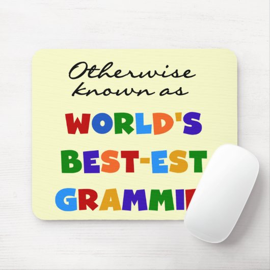 Andernfalls bekannt als T - Shirts Gut-est Grammie Mousepad (Mit Mouse)