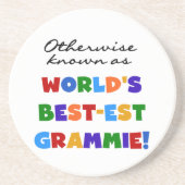 Andernfalls bekannt als T - Shirts Gut-est Grammie Sandstein Untersetzer (Vorne)