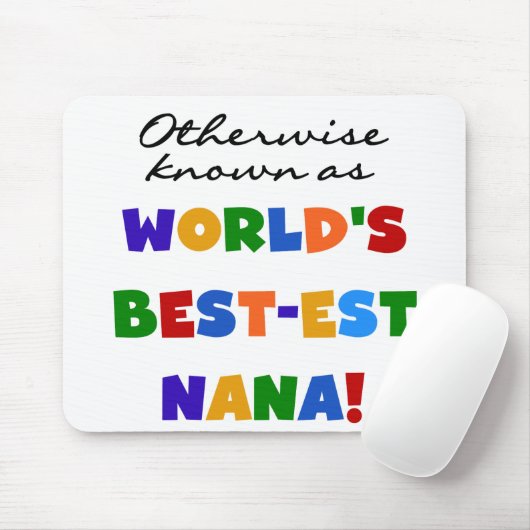 Andernfalls bekannt als T-Shirts Gut-est Nana Mousepad (Mit Mouse)