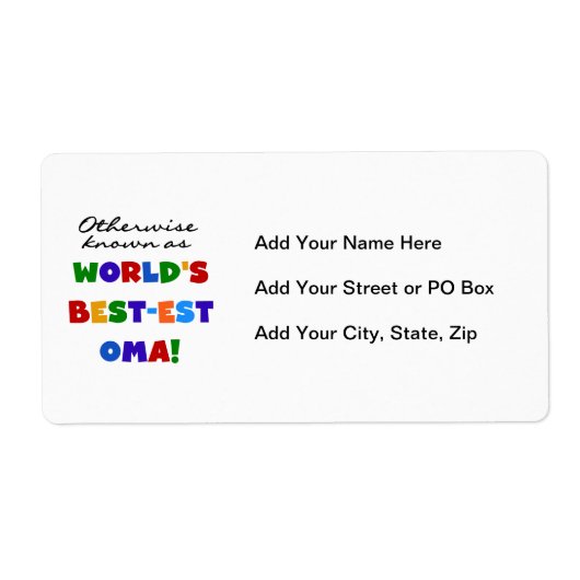 Andernfalls bekannt als T-Shirts und Geschenke (Vorne)