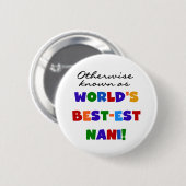 Andernfalls bekannt als T-Shirts und Geschenke Button (Vorne & Hinten)