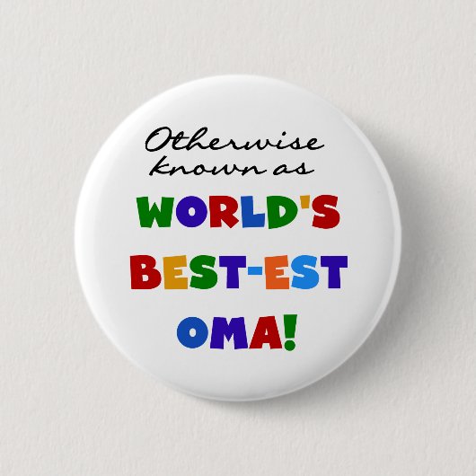 Andernfalls bekannt als T-Shirts und Geschenke Button (Vorderseite)