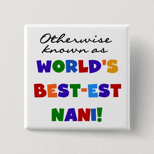 Andernfalls bekannt als T-Shirts und Geschenke Button (Vorderseite)