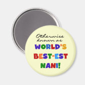 Andernfalls bekannt als T-Shirts und Geschenke Gut Magnet (Vorderseite/Rückseite)