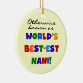 Andernfalls bekannt als T-Shirts und Geschenke Keramik Ornament (Rechts)