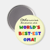 Andernfalls bekannt als T-Shirts und Geschenke Magnet (Vorderseite/Rückseite)