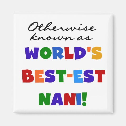 Andernfalls bekannt als T-Shirts und Geschenke Magnet (Vorne)