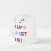 Andernfalls bekannt als T-Shirts und Geschenke Mattglastasse (Vorderseite Links)