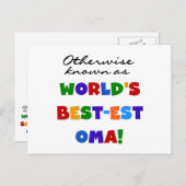 Andernfalls bekannt als T-Shirts und Geschenke Postkarte (Vorne/Hinten)