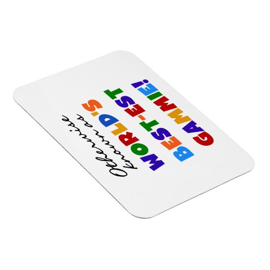 Andernfalls bekannte Geschenke für die beste Gammi Magnet (Rechte Seite)