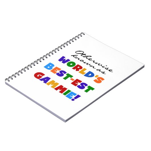 Andernfalls bekannte Geschenke für die beste Gammi Notizblock (Linke Seite)