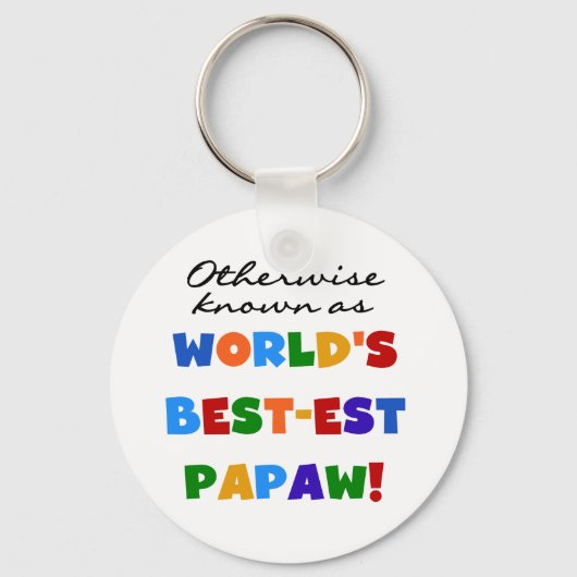 Andernfalls bekannte Papaya-Frucht Gut-est T - Schlüsselanhänger (Vorderseite)