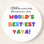 Andernfalls bekannte T - Shirts und Geschenke Getränkeuntersetzer (Vorne)