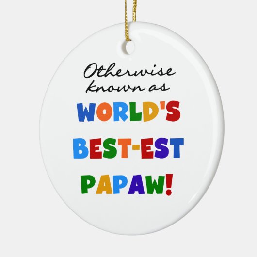 Andernfalls die bekanntesten Papaw-T - Shirt und G Keramikornament (Links)
