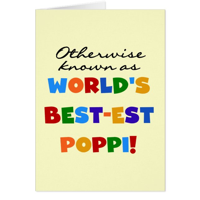 Andernfalls die bekanntesten Poppi-T - Shirt und - (Vorne)