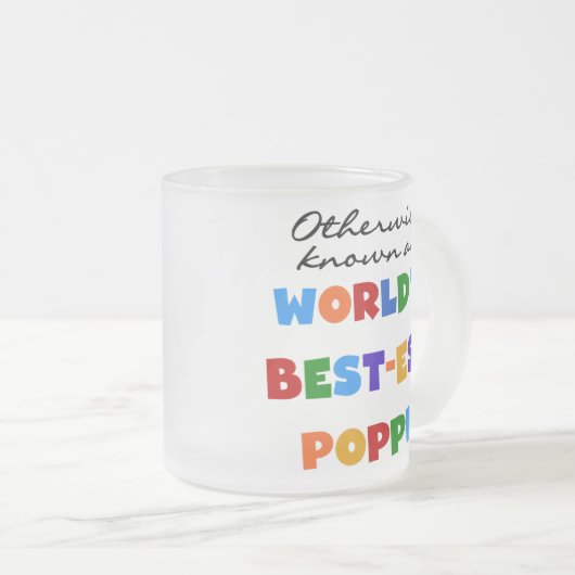 Andernfalls die bekanntesten Poppi-T - Shirt und - Mattglastasse (VorderseiteRechts)